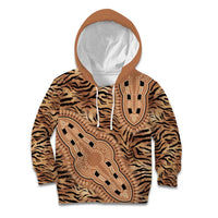 Africa Tiger Mix Dashiki Tribal Pattern Kid Hoodie - Wonder Print Shop