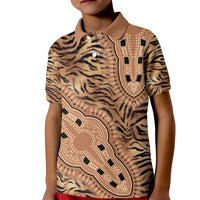Africa Tiger Mix Dashiki Tribal Pattern Kid Polo Shirt - Wonder Print Shop