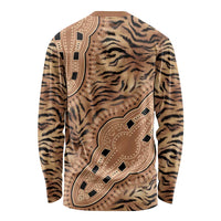 Africa Tiger Mix Dashiki Tribal Pattern Long Sleeve Shirt - Wonder Print Shop