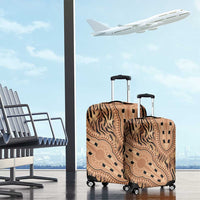 Africa Tiger Mix Dashiki Tribal Pattern Luggage Cover - Wonder Print Shop