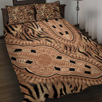Africa Tiger Mix Dashiki Tribal Pattern Quilt Bed Set - Wonder Print Shop