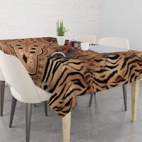 Africa Tiger Mix Dashiki Tribal Pattern Tablecloth - Wonder Print Shop
