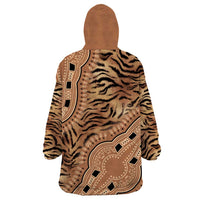 Africa Tiger Mix Dashiki Tribal Pattern Wearable Blanket Hoodie - Wonder Print Shop