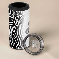Africa Zebra Mix Paisley Tribal Pattern 4 in 1 Can Cooler Tumbler LT9 - Wonder Print Shop