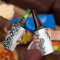 Africa Zebra Mix Paisley Tribal Pattern 4 in 1 Can Cooler Tumbler LT9 - Wonder Print Shop