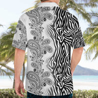 Africa Zebra Mix Paisley Tribal Pattern Hawaiian Shirt - Wonder Print Shop