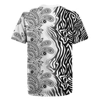 Africa Zebra Mix Paisley Tribal Pattern Rugby Jersey - Wonder Print Shop