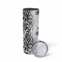 Africa Zebra Mix Paisley Tribal Pattern Skinny Tumbler - Wonder Print Shop
