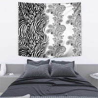 Africa Zebra Mix Paisley Tribal Pattern Tapestry - Wonder Print Shop