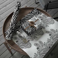 Africa Zebra Mix Paisley Tribal Pattern Wrapping Paper - Wonder Print Shop