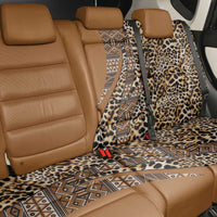Africa Leopard Mix Native Tribal Pattern Back Car Seat Cover LT9 - Wonder Print Shop
