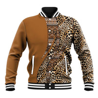 Africa Leopard Mix Native Tribal Pattern Baseball Jacket LT9 - Wonder Print Shop