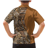 Africa Leopard Mix Native Tribal Pattern Family Matching Mermaid Dress and Hawaiian Shirt LT9 - Wonder Print Shop