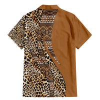Africa Leopard Mix Native Tribal Pattern Family Matching Mermaid Dress and Hawaiian Shirt LT9 - Wonder Print Shop
