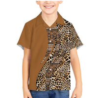 Africa Leopard Mix Native Tribal Pattern Family Matching Mermaid Dress and Hawaiian Shirt LT9 - Wonder Print Shop