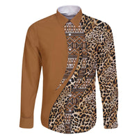 Africa Leopard Mix Native Tribal Pattern Family Matching Puletasi and Hawaiian Shirt - Wonder Print Shop