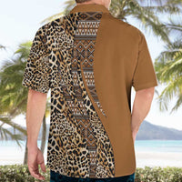 Africa Leopard Mix Native Tribal Pattern Hawaiian Shirt - Wonder Print Shop
