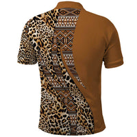 Africa Leopard Mix Native Tribal Pattern Polo Shirt - Wonder Print Shop