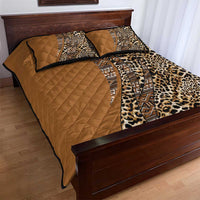 Africa Leopard Mix Native Tribal Pattern Quilt Bed Set - Wonder Print Shop