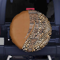 Africa Leopard Mix Native Tribal Pattern Spare Tire Cover - Wonder Print Shop
