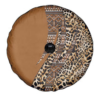 Africa Leopard Mix Native Tribal Pattern Spare Tire Cover - Wonder Print Shop
