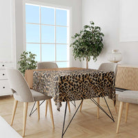 Africa Leopard Mix Native Tribal Pattern Tablecloth - Wonder Print Shop