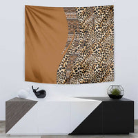 Africa Leopard Mix Native Tribal Pattern Tapestry - Wonder Print Shop