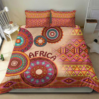Africa Tribal Traditional Pattern Bedding Set Beige Motif LT9 - Wonder Print Shop