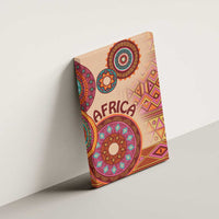Africa Tribal Traditional Pattern Canvas Wall Art Beige Motif LT9 - Wonder Print Shop