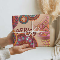 Africa Tribal Traditional Pattern Wrapping Paper Beige Motif - Wonder Print Shop
