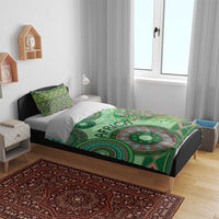Africa Tribal Traditional Pattern Bedding Set Green Motif LT9 - Wonder Print Shop