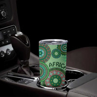 Africa Tribal Traditional Pattern Tumbler Cup Green Motif - Wonder Print Shop