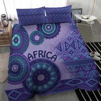 Africa Tribal Traditional Pattern Bedding Set Purple Motif LT9 - Wonder Print Shop