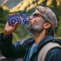 Africa Tribal Traditional Pattern 4 in 1 Can Cooler Tumbler Purple Motif LT9 - Wonder Print Shop