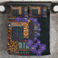 Africa Violets Flowers Bedding Set Mix Native Tribal Pattern LT9 - Wonder Print Shop
