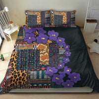 Africa Violets Flowers Bedding Set Mix Native Tribal Pattern LT9 - Wonder Print Shop