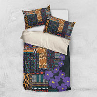 Africa Violets Flowers Bedding Set Mix Native Tribal Pattern LT9 - Wonder Print Shop