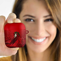 Merry Creepmas Mari Lwyd AirPods Case Folklore Ghost Horse Christmas - Wonder Print Shop