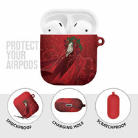 Merry Creepmas Mari Lwyd AirPods Case Folklore Ghost Horse Christmas - Wonder Print Shop