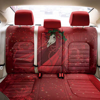 Merry Creepmas Mari Lwyd Back Car Seat Cover Folklore Ghost Horse Christmas - Wonder Print Shop
