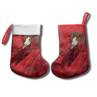 Merry Creepmas Mari Lwyd Christmas Stocking Folklore Ghost Horse Christmas - Wonder Print Shop