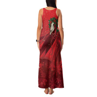 Merry Creepmas Mari Lwyd Family Matching Tank Maxi Dress and Hawaiian Shirt Folklore Ghost Horse Christmas - Wonder Print Shop