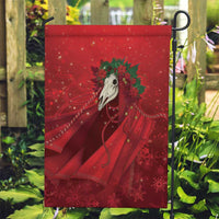 Merry Creepmas Mari Lwyd Garden Flag Folklore Ghost Horse Christmas - Wonder Print Shop