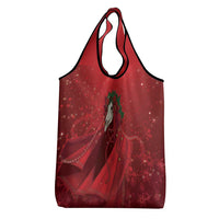 Merry Creepmas Mari Lwyd Grocery Bag Folklore Ghost Horse Christmas - Wonder Print Shop