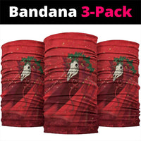 Merry Creepmas Mari Lwyd Neck Gaiter Folklore Ghost Horse Christmas - Wonder Print Shop