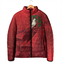 Merry Creepmas Mari Lwyd Padded Jacket Folklore Ghost Horse Christmas - Wonder Print Shop