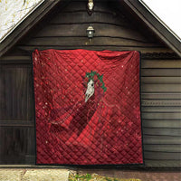 Merry Creepmas Mari Lwyd Quilt Folklore Ghost Horse Christmas - Wonder Print Shop
