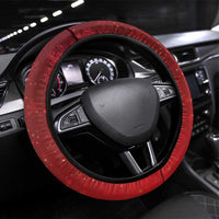 Merry Creepmas Mari Lwyd Steering Wheel Cover Folklore Ghost Horse Christmas - Wonder Print Shop