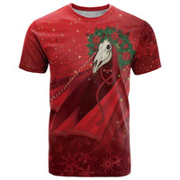 Merry Creepmas Mari Lwyd T Shirt Folklore Ghost Horse Christmas - Wonder Print Shop