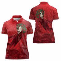 Merry Creepmas Mari Lwyd Women Polo Shirt Folklore Ghost Horse Christmas - Wonder Print Shop
